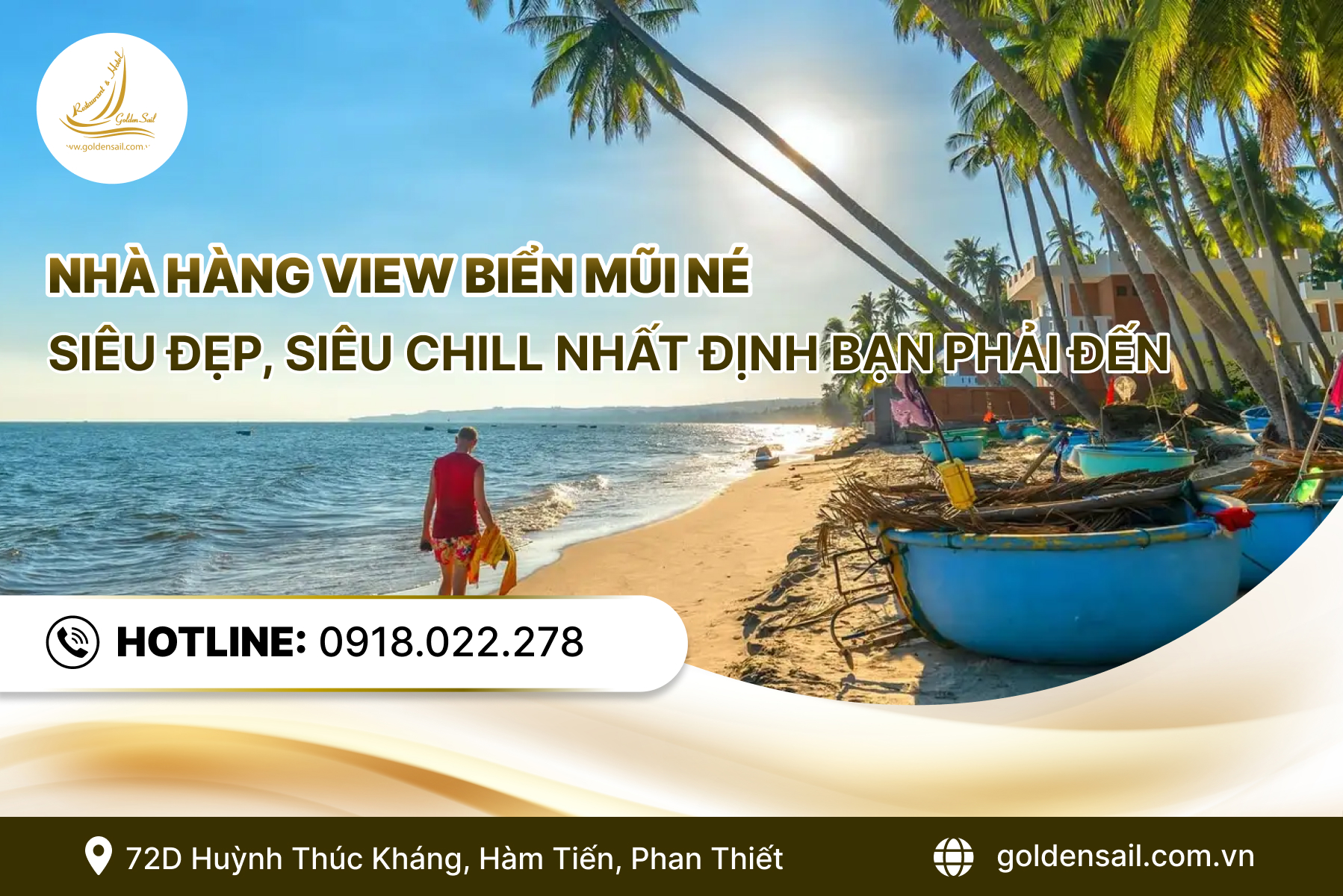 Nhà hàng view biển Mũi Né siêu đẹp, siêu chill nhất định bạn phải đến
