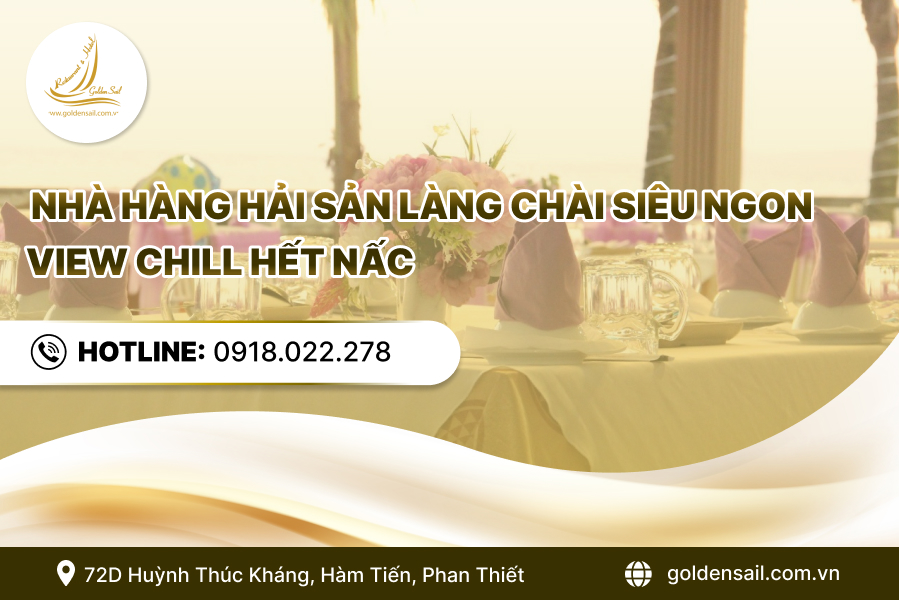 Nhà hàng hải sản làng chài siêu ngon, view chill hết nấc