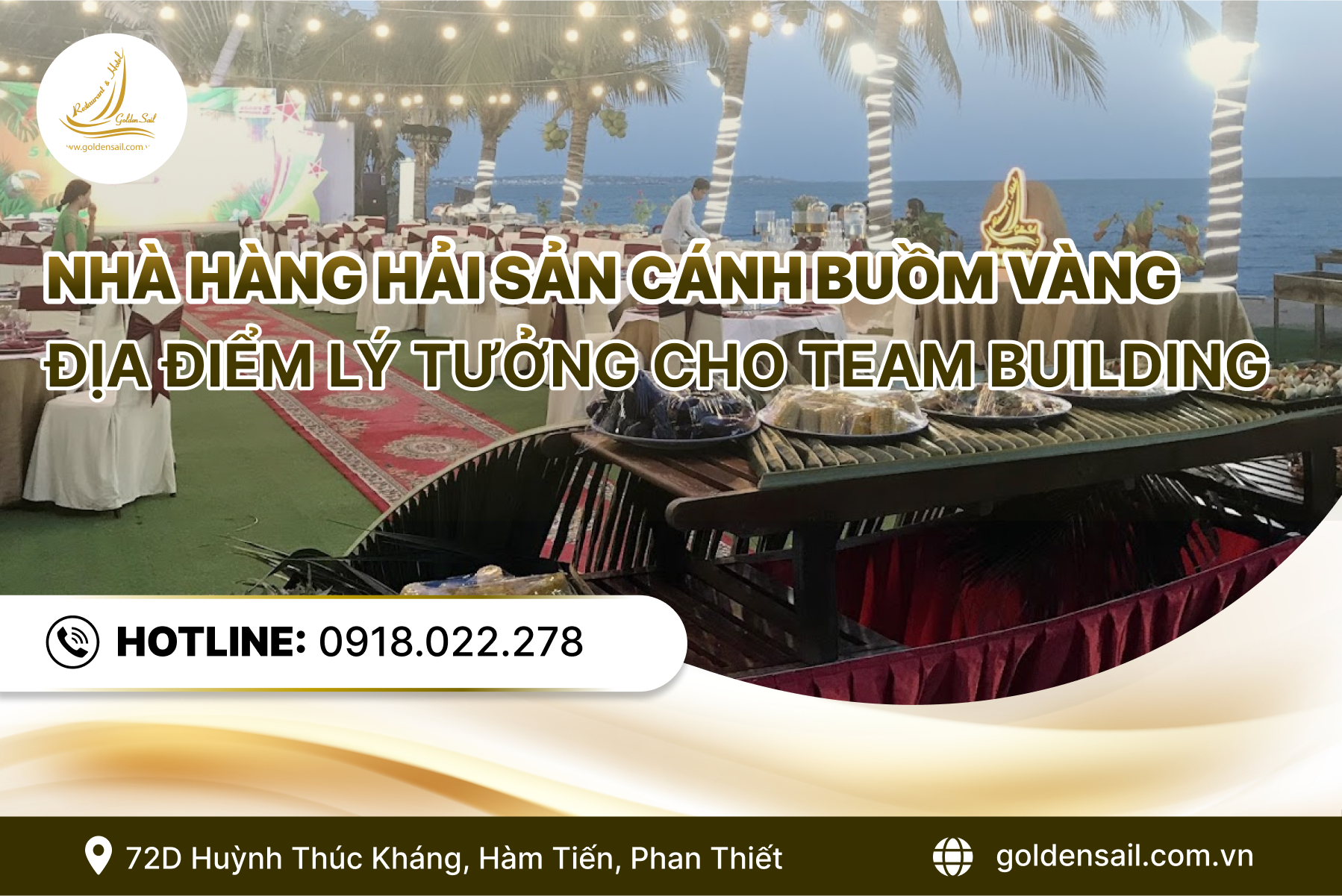 Nhà hàng Hải Sản Cánh Buồm Vàng - Địa điểm lý tưởng cho Team Building